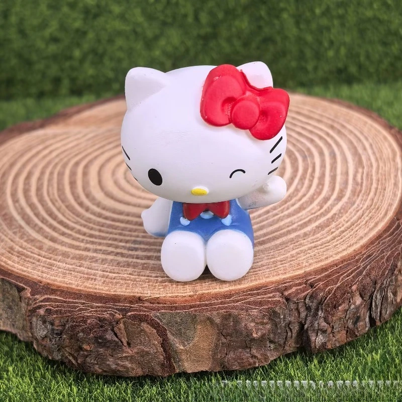 أنيمي الشكل سانريو مرحبا كيتي سينامورول بوم بورين Pochacco Kt قبعة Kawaii نموذج صندوق أعمى اللعب جمع الحلي الاطفال هدية