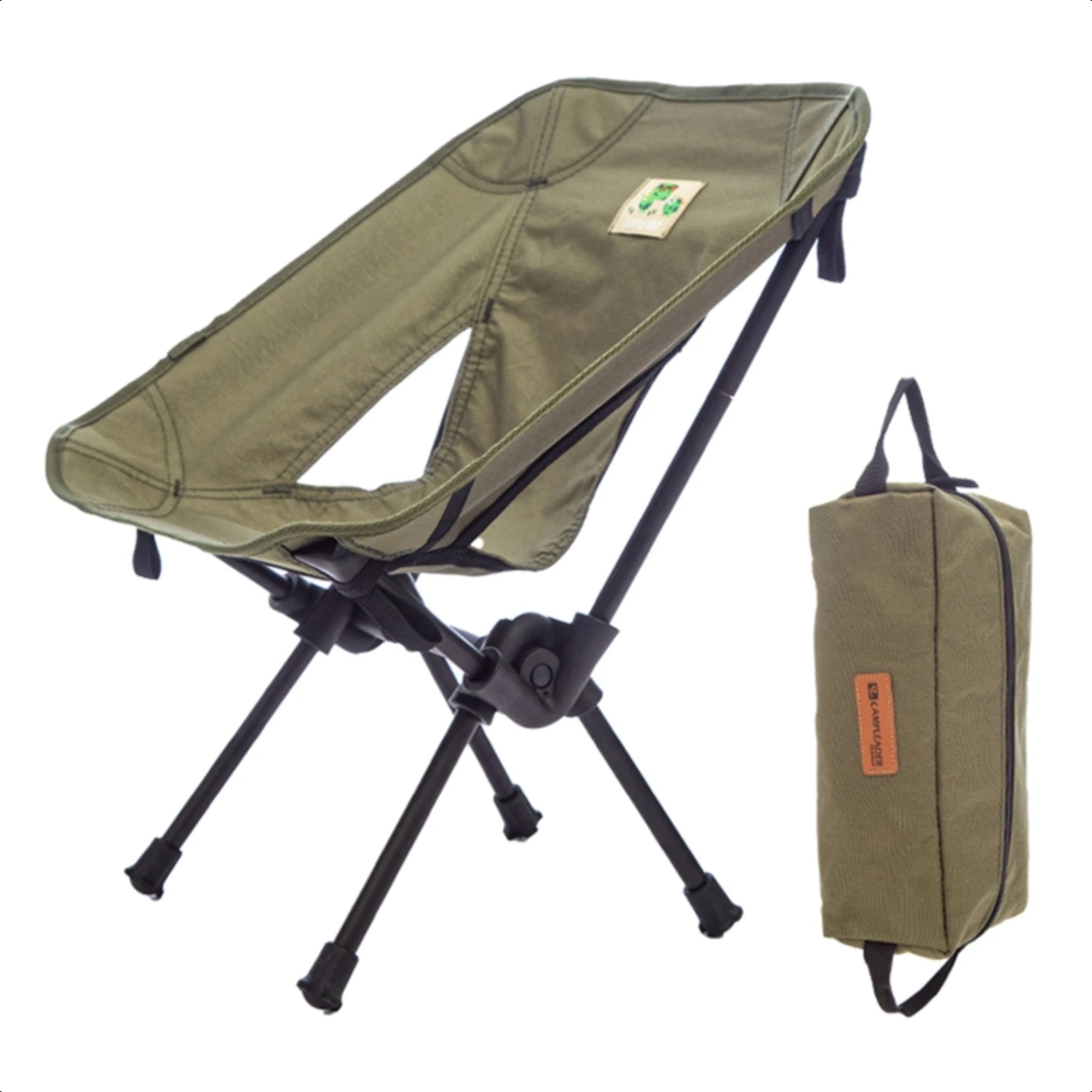 

Portable Camping Chair Folding Outdoor Lawn Chair Backrest Fishing Chair