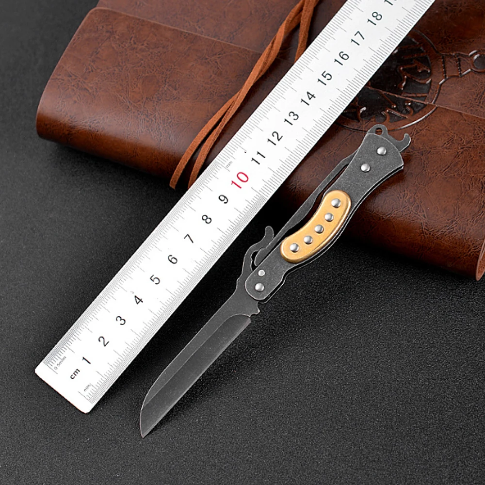 أداة قطع قابلة للطي بتصميم عتي - مراجعة Vintage Collectible Knife وسعره