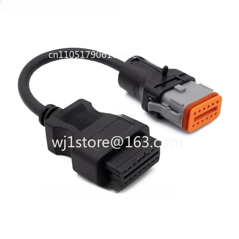 12PIN to 16PIN OBDII forApplicable to Cummins Komatsu Line