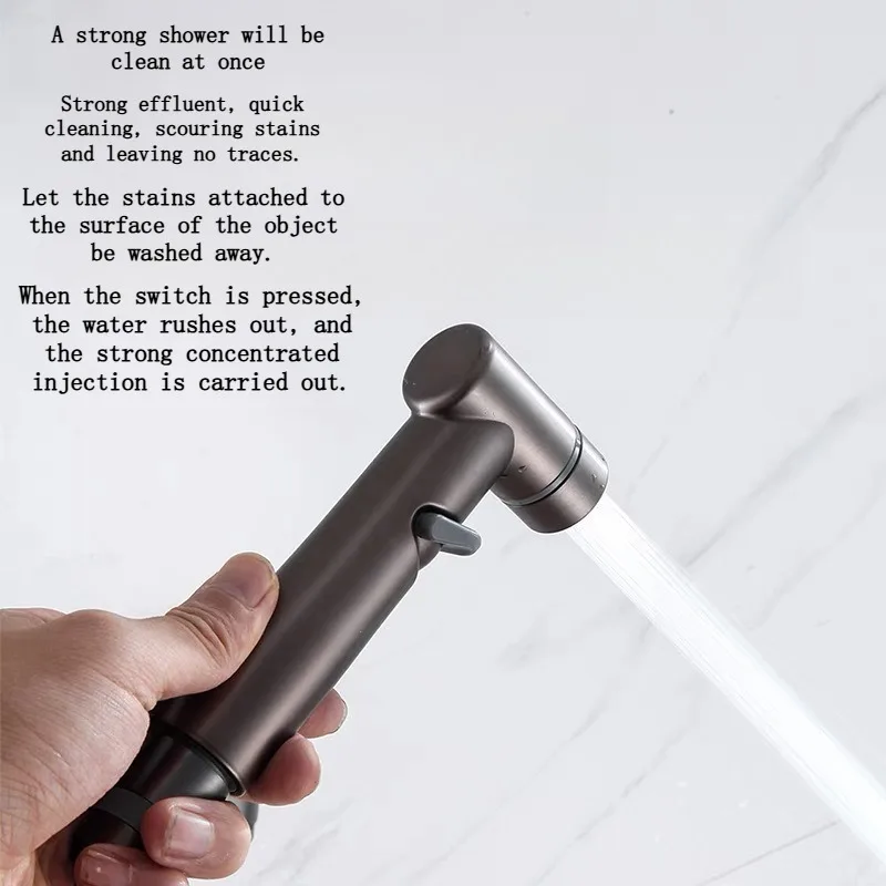 Toilet, Toilet, Booster Spray Gun, Washing Machine Faucet, All-Copper Dual-Control One-in And Two-Out Angle Valve