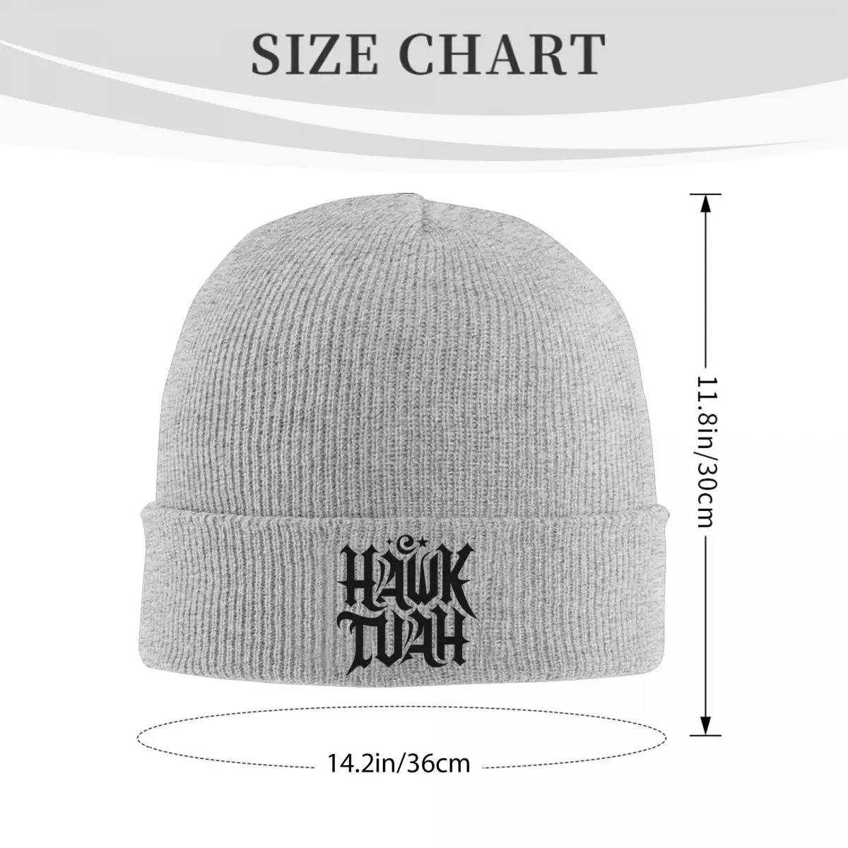 Hawk Tuah Knitted Hat Women's Men's Beanies Winter Hat Acrylic Internet Latest Star Hip Hop Melon Cap