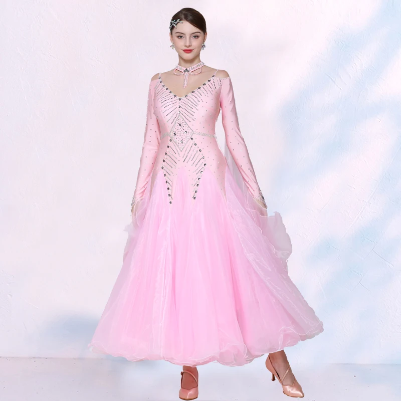 カスタマイズされた女性の大人のラテンスタンダードダンスジャズモダンダンス衣装ワルツ競技衣装パーティーパフォーマンス衣装