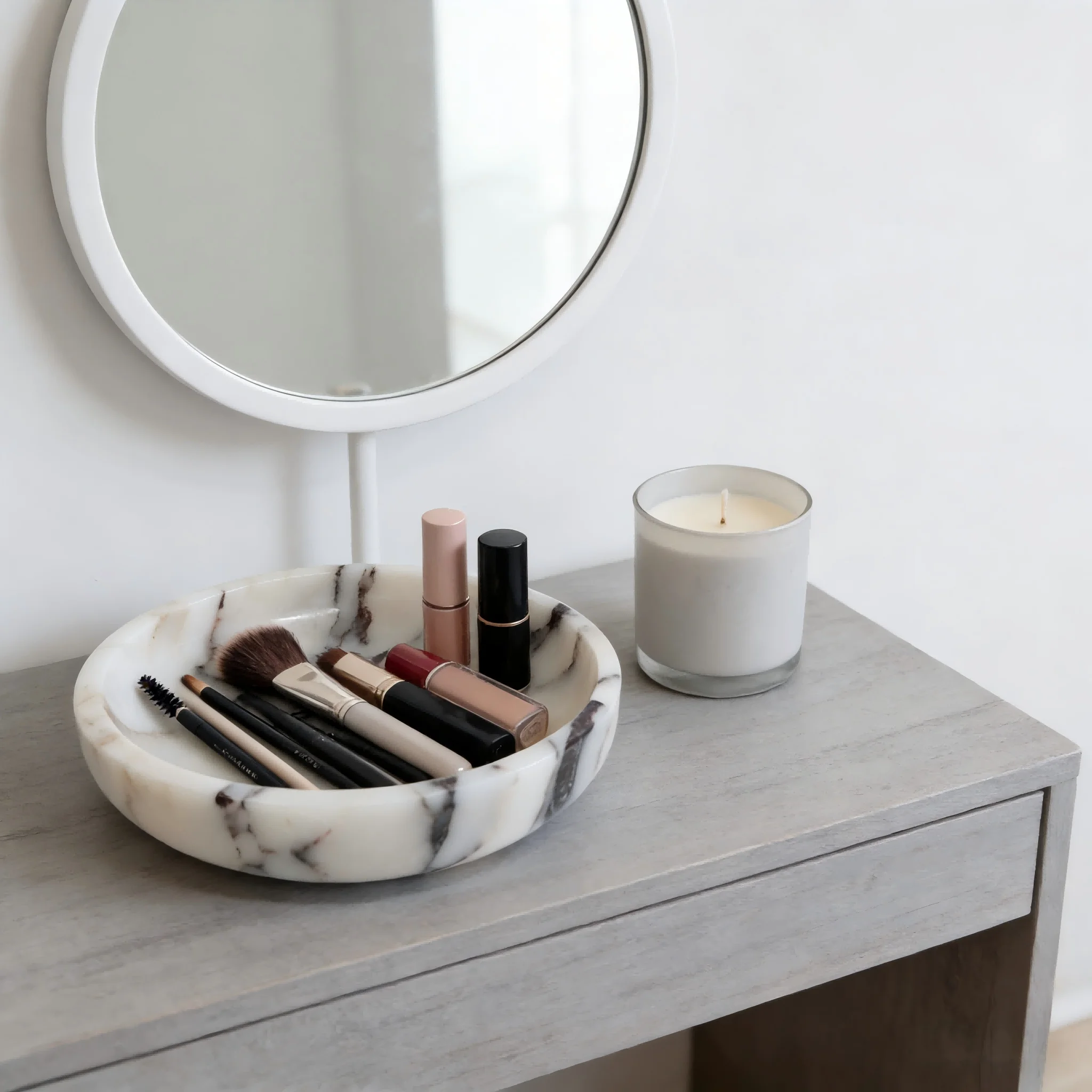 7,87 inch Calacatta Viola rond - Marble Serving Board recensie en prijs