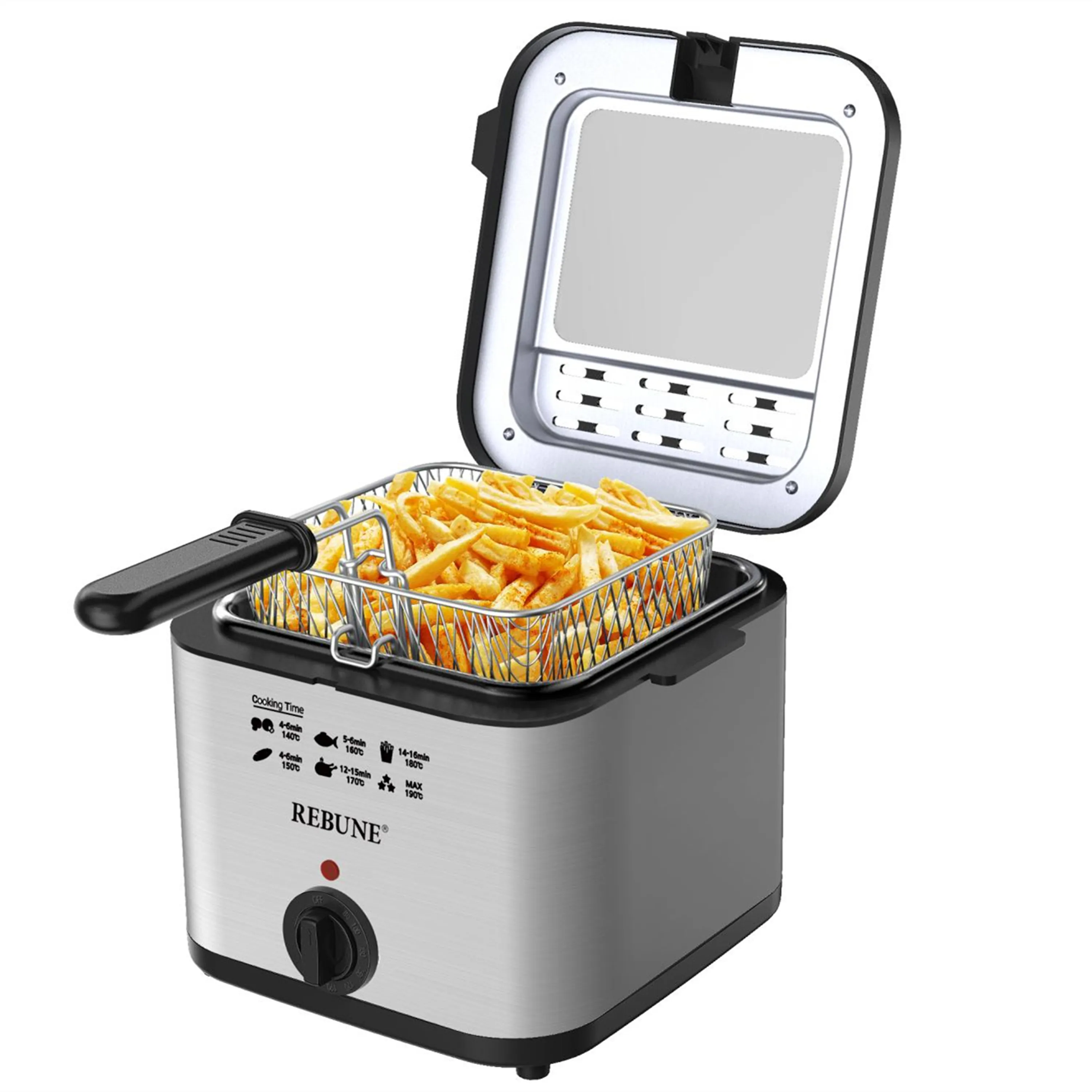 Home appliance 1800W Deep Fryer 2.5 Liter Capacity deep fryer electric