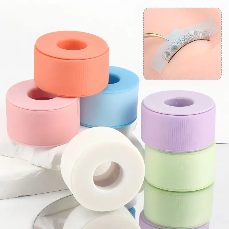 1/5/10 Pcs Eyelash Specific Colored Tape Eyelash Grafting Non-woven Tape Plastic Core Breathable Tape Isolation Tape