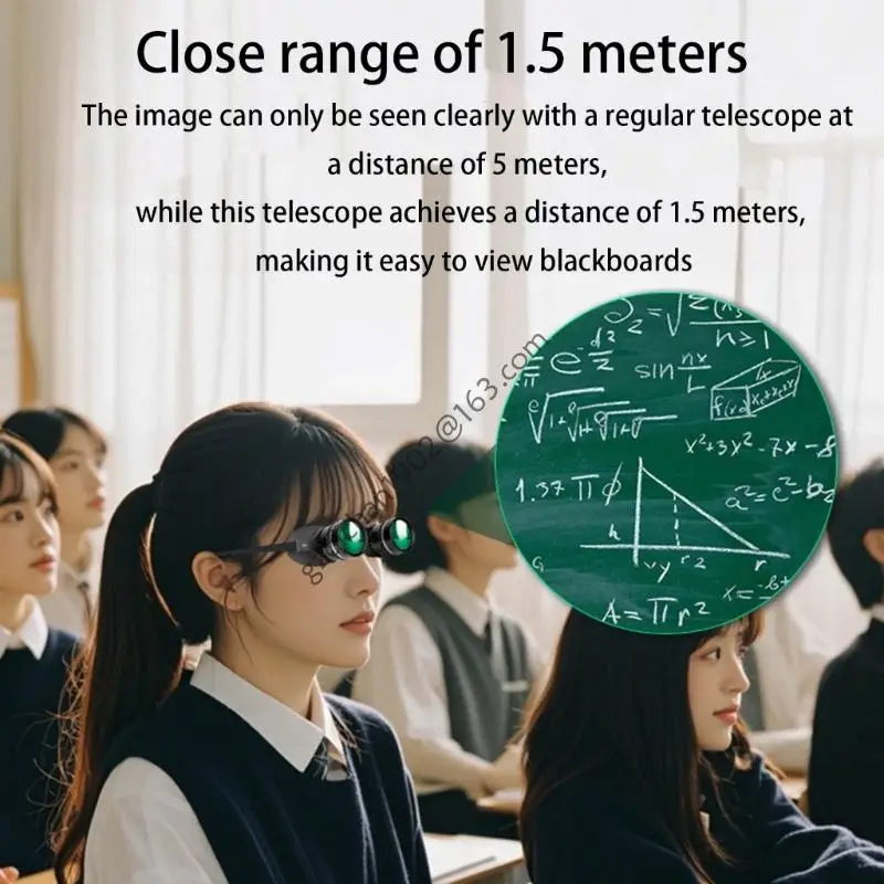 X7AB 3x نظارات مجال التكبير مع نظارات زجاجية اللانثانوم إضافية. 5 متر تركيز وثيق لتعزيز