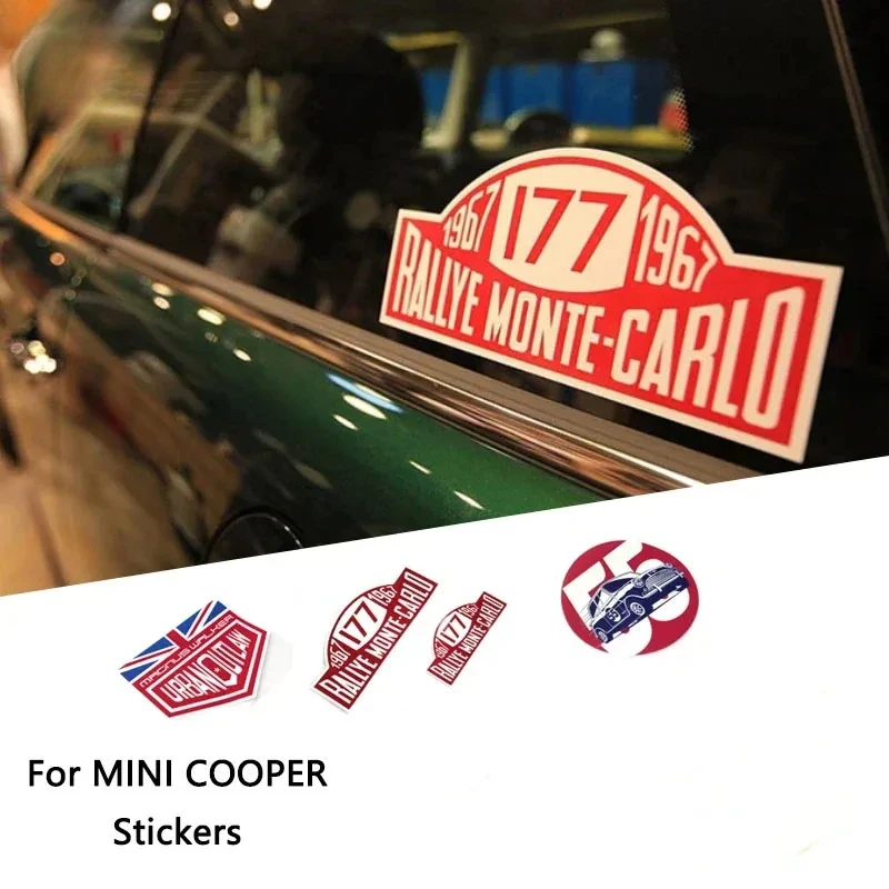Car sticker modified label For Mini Cooper sticker S JCW For R55 R56 R60 R61 F54 F55 F56 F60 Accessories decoration