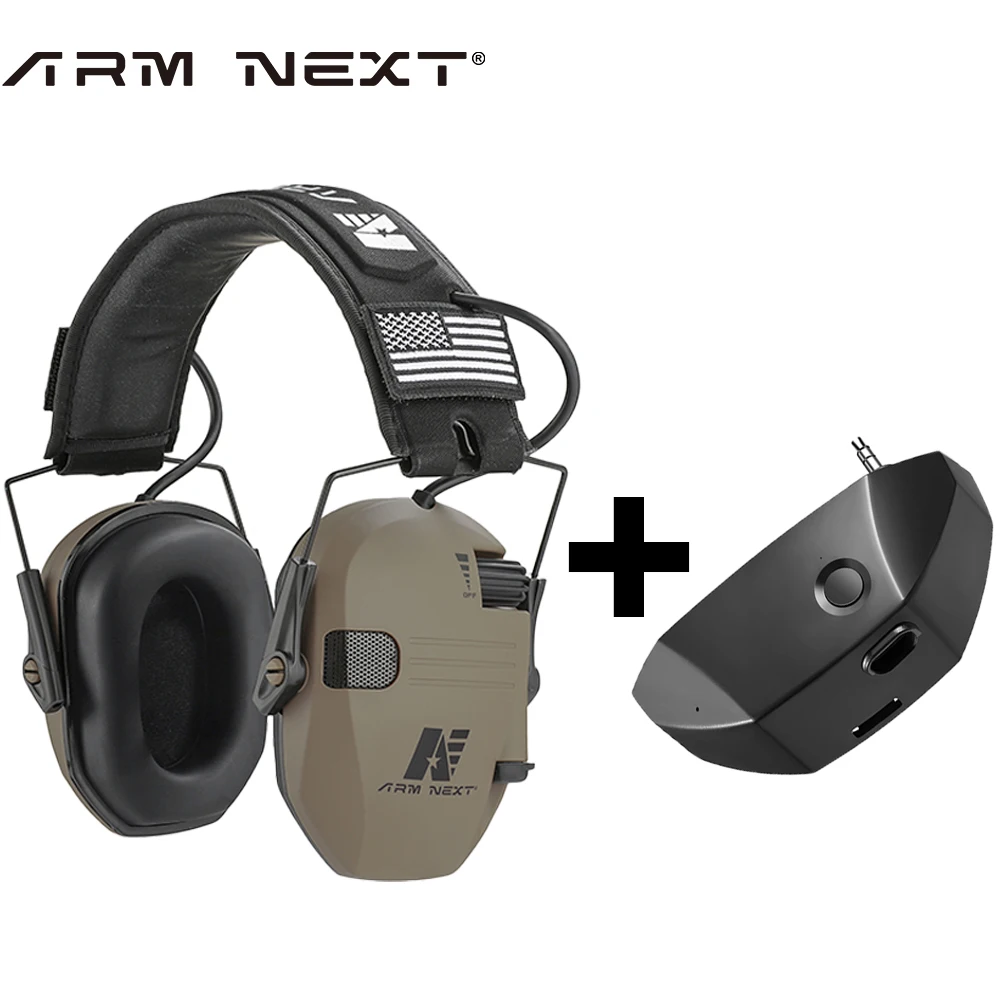 

Bluetooth 5.1 Hunting Tactical Headset Hearing Protection Earmuffs Anti-noise Shooting Headset Electronic Shooting Earmuffs