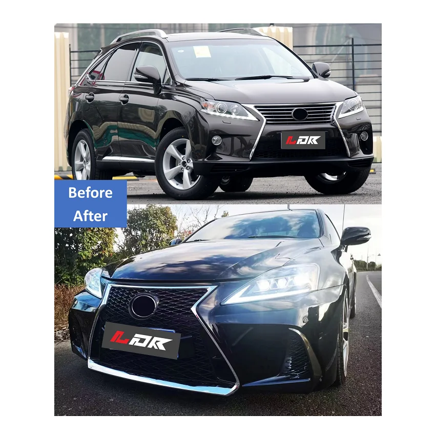 LDR body kits front bumper grille for Lexus RX 2009-2015 Upgrade to 2022 for lexus sports new style accessories