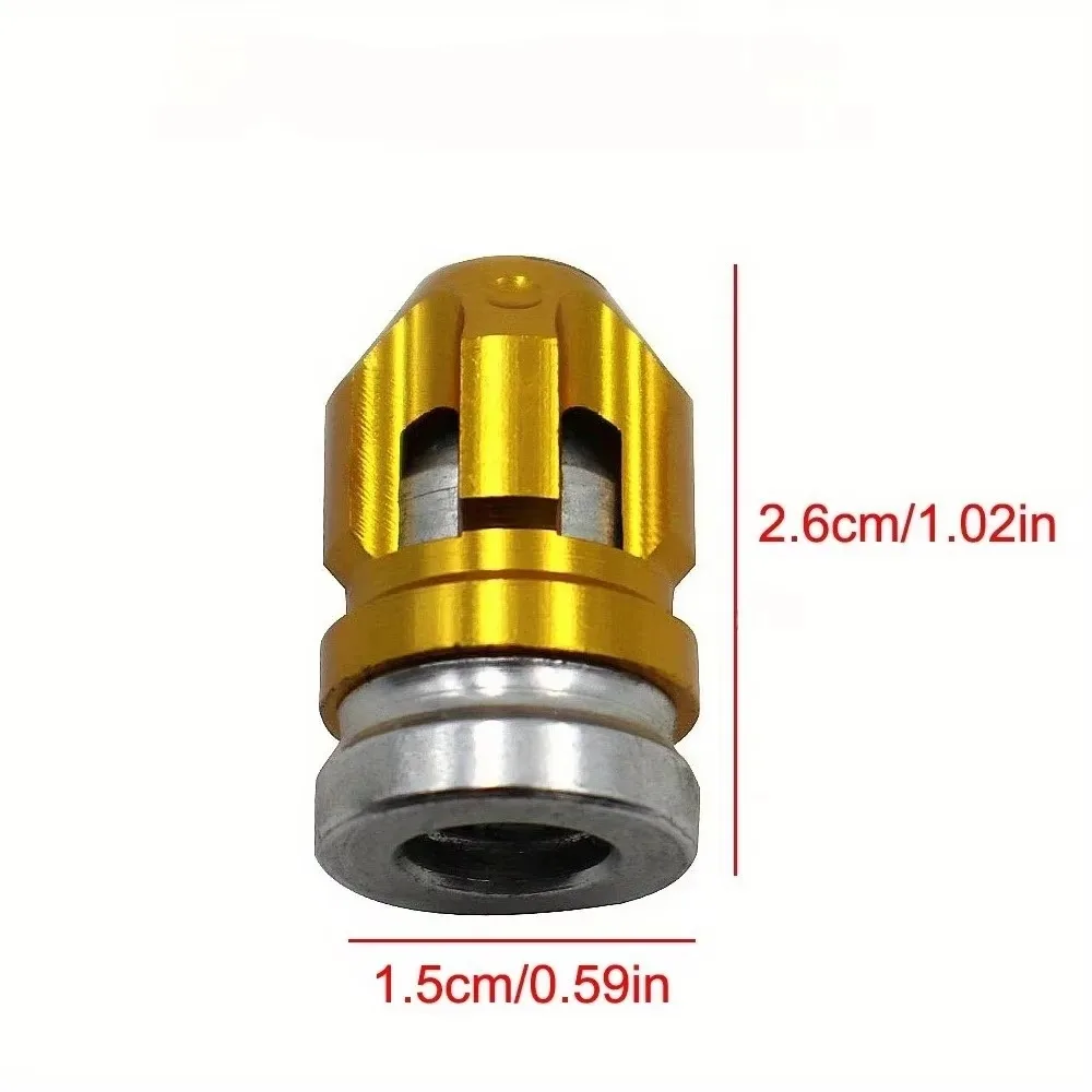 2pcs Universal Tire Valve Stem Caps, Dedicated for Car, Motorcycle and Bicycle Modification