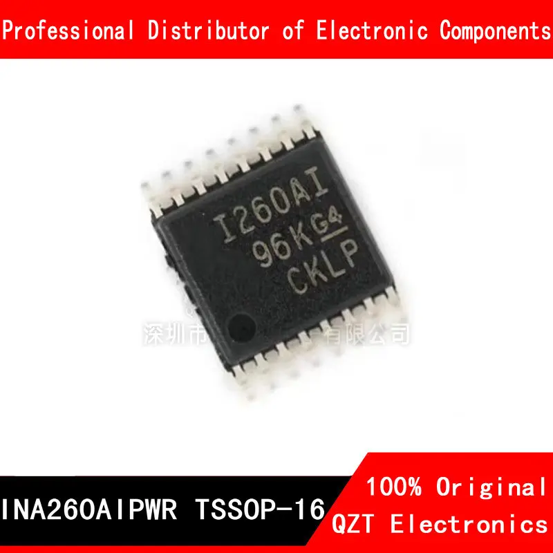 INA260AIPWR TSSOP INA260 INA260AIPWR I260AI TSSOP-16, original, novo, em estoque, 10pcs por lote