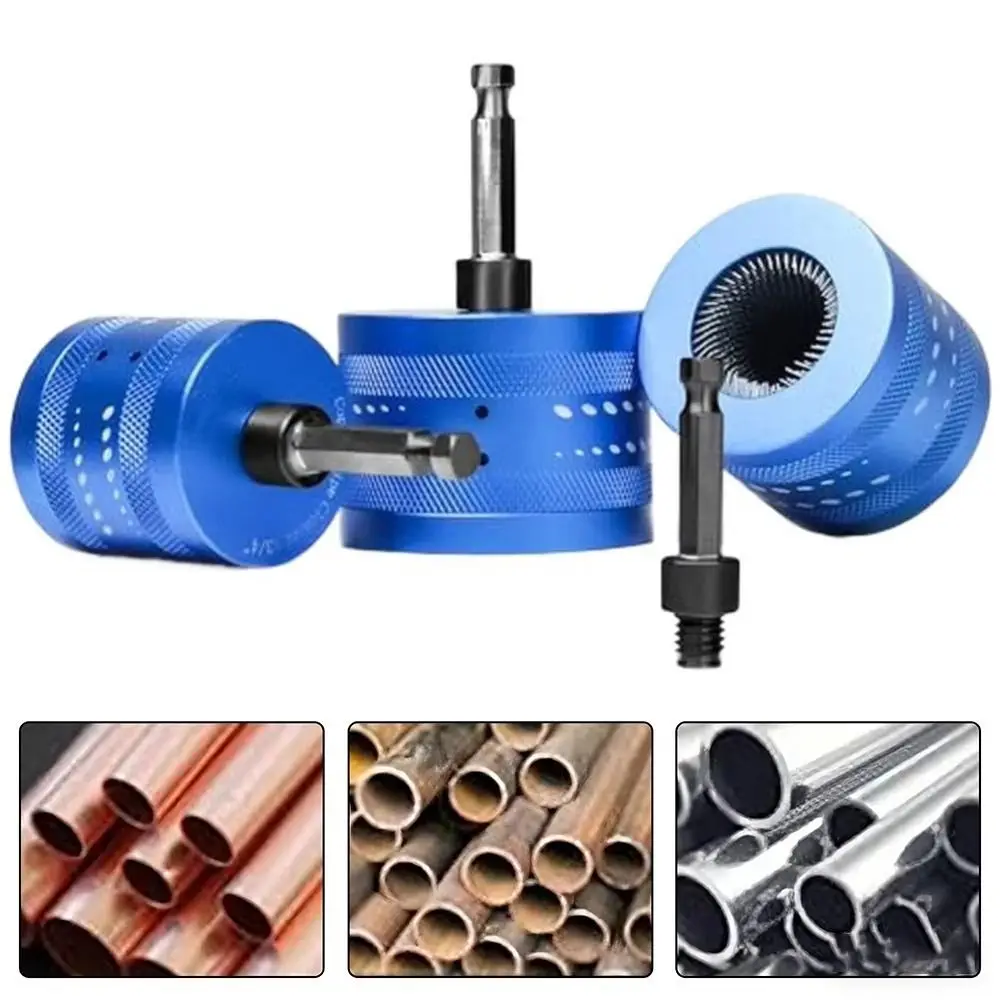 

1/2In 3/4In 1In Copper Pipe Cleaning Brush Polishing Effective Rust Pipe Cleaner Metal HVAC Cleaning Tool Vents Cleaning