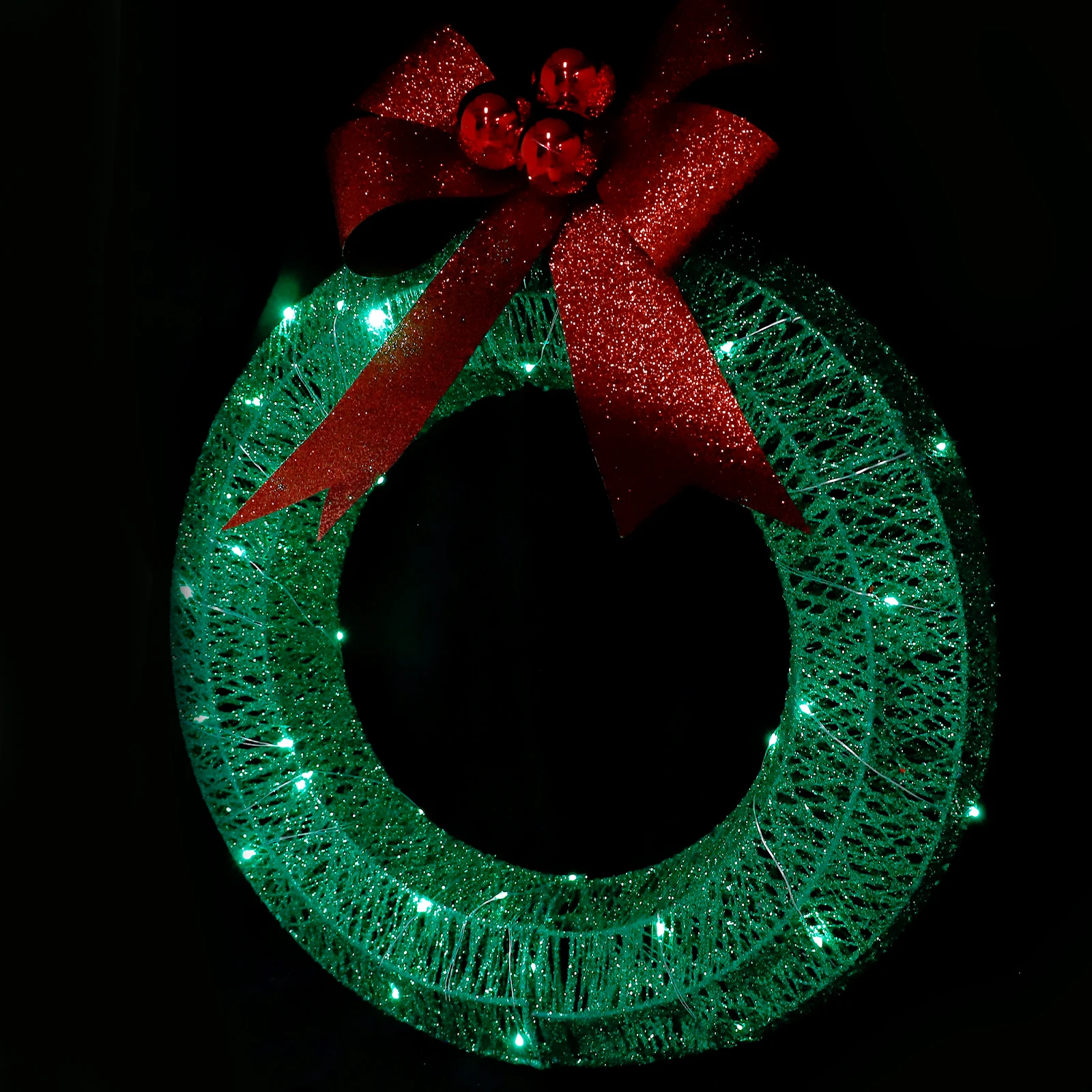 Led Lighted Wreath … - image