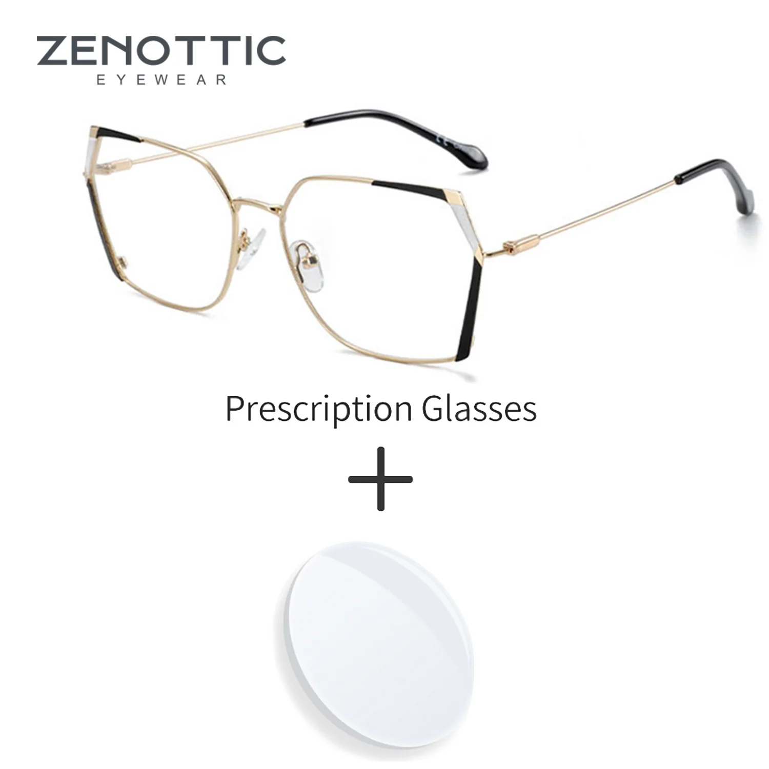 ZENOTTIC 2025 квадратные очки по рецепту