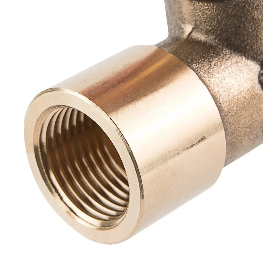 For Car Exhaust Sensor Adapter Brass 90 Degree Elbow with M18x1 5 Thread for Reliable Automotive Sensor Connection