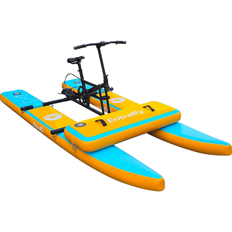 

2024 Entroffy Inflatable Water River Sea Bike Swan Pedal Boat Person Jet Bike Flying Hydro Bikes Sale Parts Boat