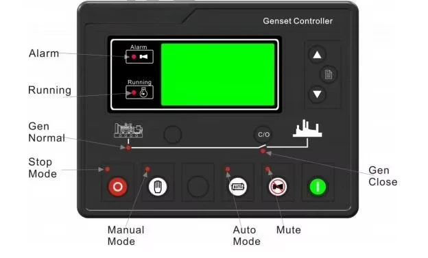 Genset Control Module Smartgen HGM7210N Controller Event Logs  RS485 SMS  Schedule Control