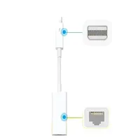 Thunderbolt 2 Gigabit Ethernet Converter Apple Lightning Port Converter RJ45 Wire Converter A1433