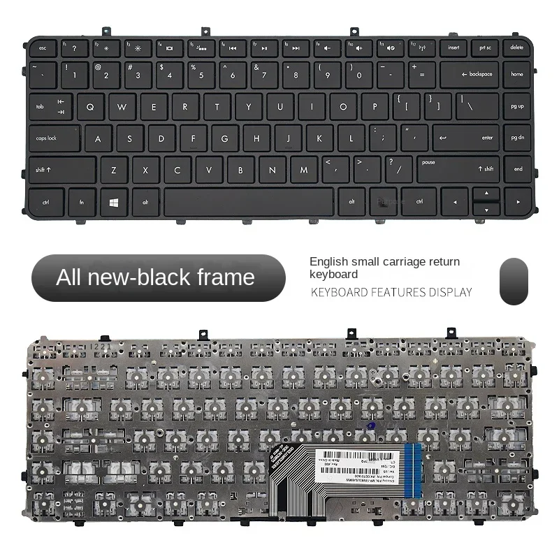 Replace applicable For  HP ENVY4 ENVY6 1005 1024 1236tx TPN-C102 C103 keyboard