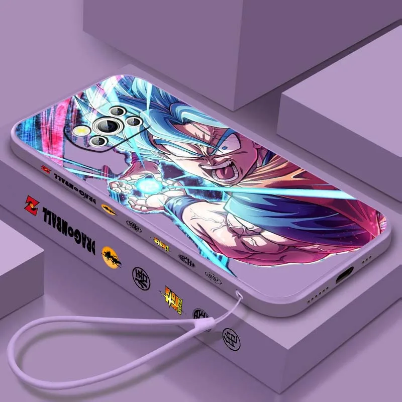 

Gohan Art Goku Dragon Ball Phone Case For Xiaomi Mi Poco X7 X6 X5 X4 X3 M7 M6 M5s M5 M4 M3 F7 F5 F4 Pro 5G Liquid Left Rope
