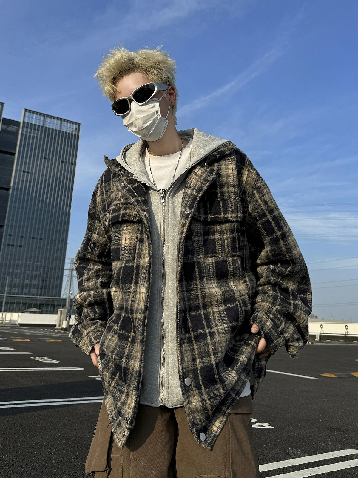 

Куртка-пальто с капюшоном для мужчин Scjersey Titan Phosphorescent Furis Knuckle Coldelement Hombre Viking Decorate Leather Outwear Slimming