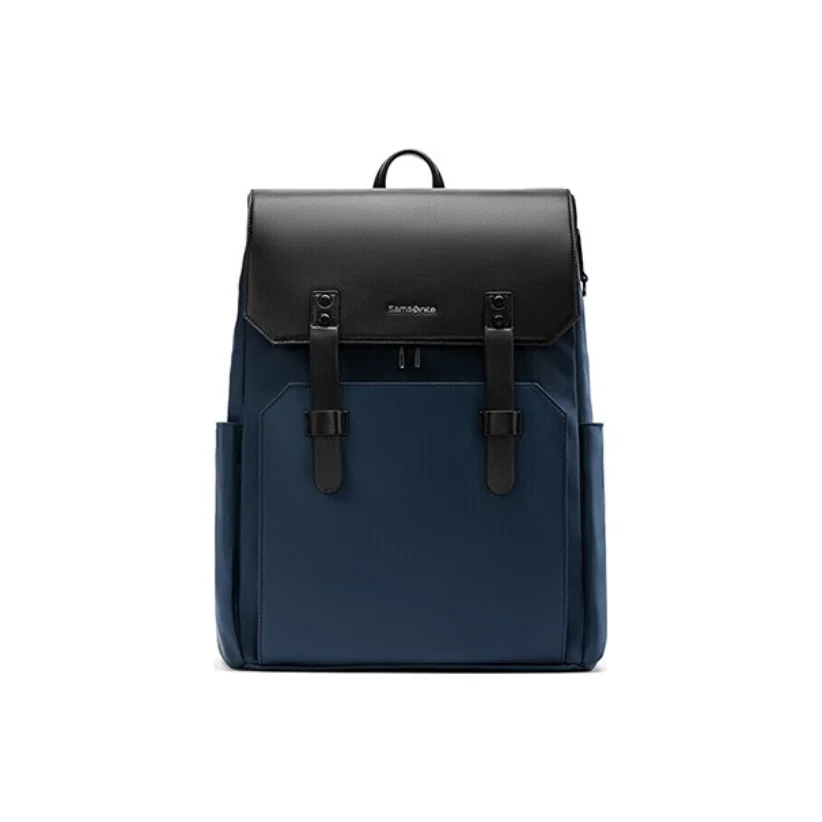 Mochila de Couro SAMSONITE Unissex Azul/Preto