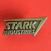 STARK Industrial Retro Metal Badge Creative Letter Brooch Enamel Pins Fashion Jewellery Backpack Accessory Gifts