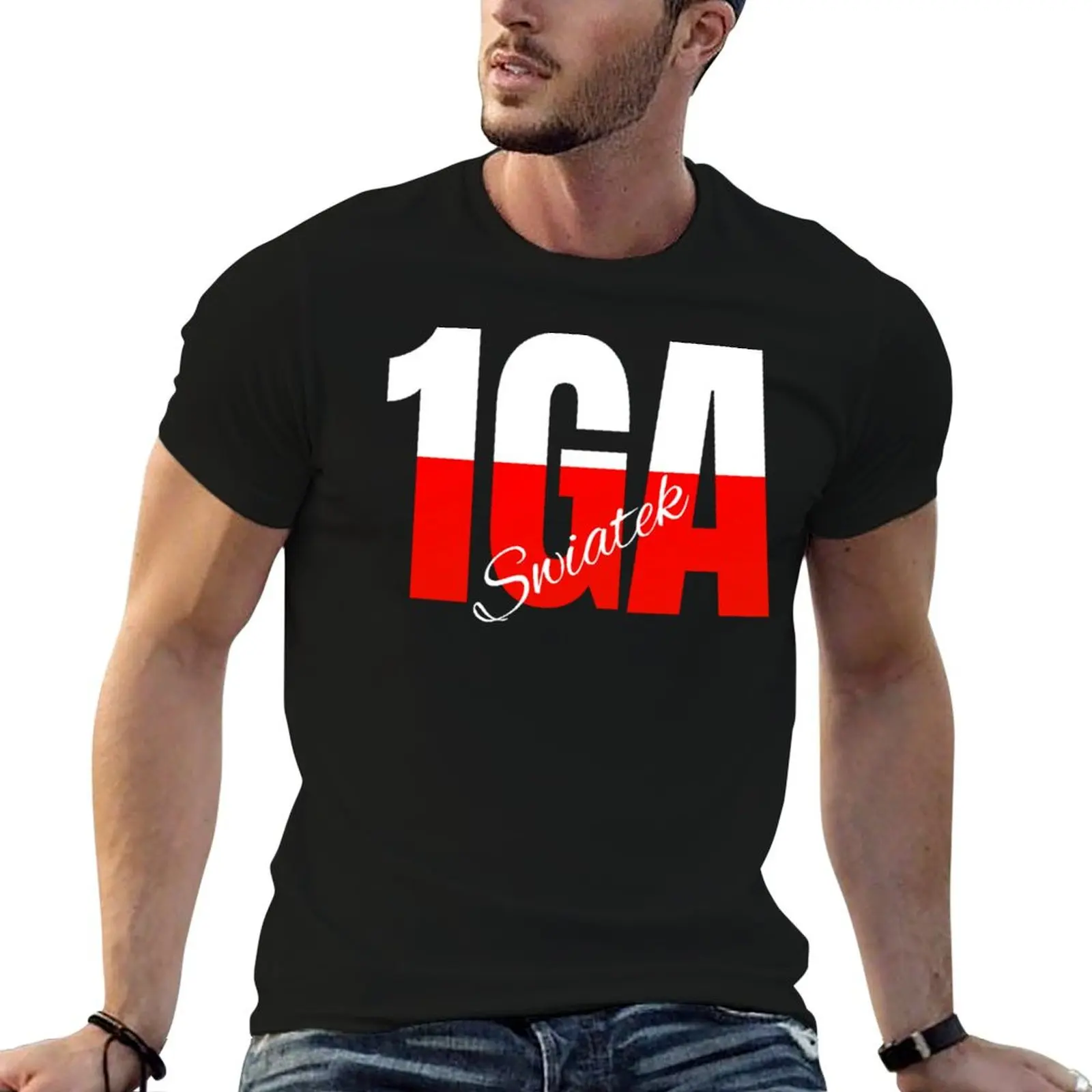 

IGA SWIATEK-SWIATEK-TEAM SWIATEK-IGA SWIATEK TENNIS T-Shirt t shirt personalised cotton t shirt man T-Shirt