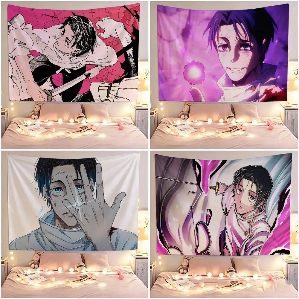 O-Okkotsu Yuta J-Jujutsu K-Kaisen Flags Wall Hanging Tapestry Outdoor Garage Room Decorative flag Background Blanket