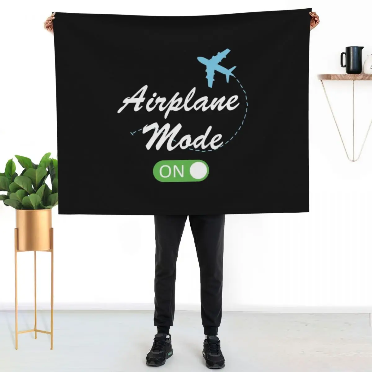 Airplane Pilot Aviation Helicopter Gift Throw Blanket Blankets Sofas Of Decoration Hairys Custom Warm Decorative Throw Blankets