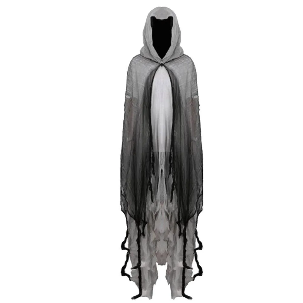 

Polyester Halloween Ghost Cloaks Photo Pros Wizard Dementors Cosplay Costume Clothing Props Costumes Outfit