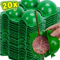5/20x Plant Rooting Breeding Ball Kit Pressure Grafting Growing Ball Garden Plant Rooting Growing Boxes Home Garden Accessories