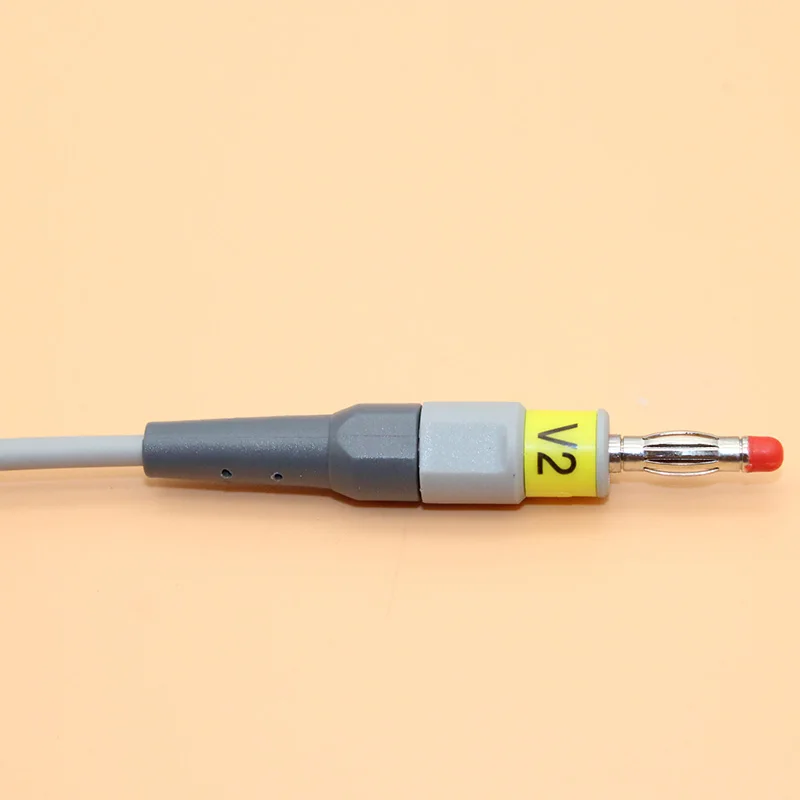 ECG and EKG electrodes adapter for GE 2001925 and 406554 series cable,900178 CAM14/AM5/AM4 electrode,10pcs/set,clip or 4.0banana
