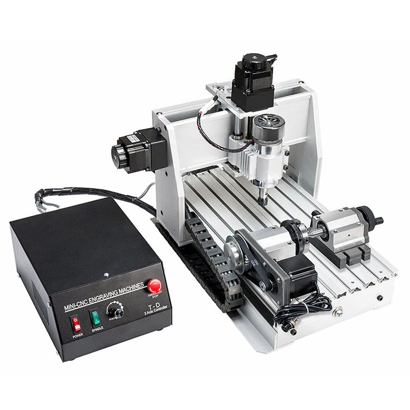 Diy Cnc Router 3040 3 Axis 4 Axis Milling Mini Cnc Wood Router Machine