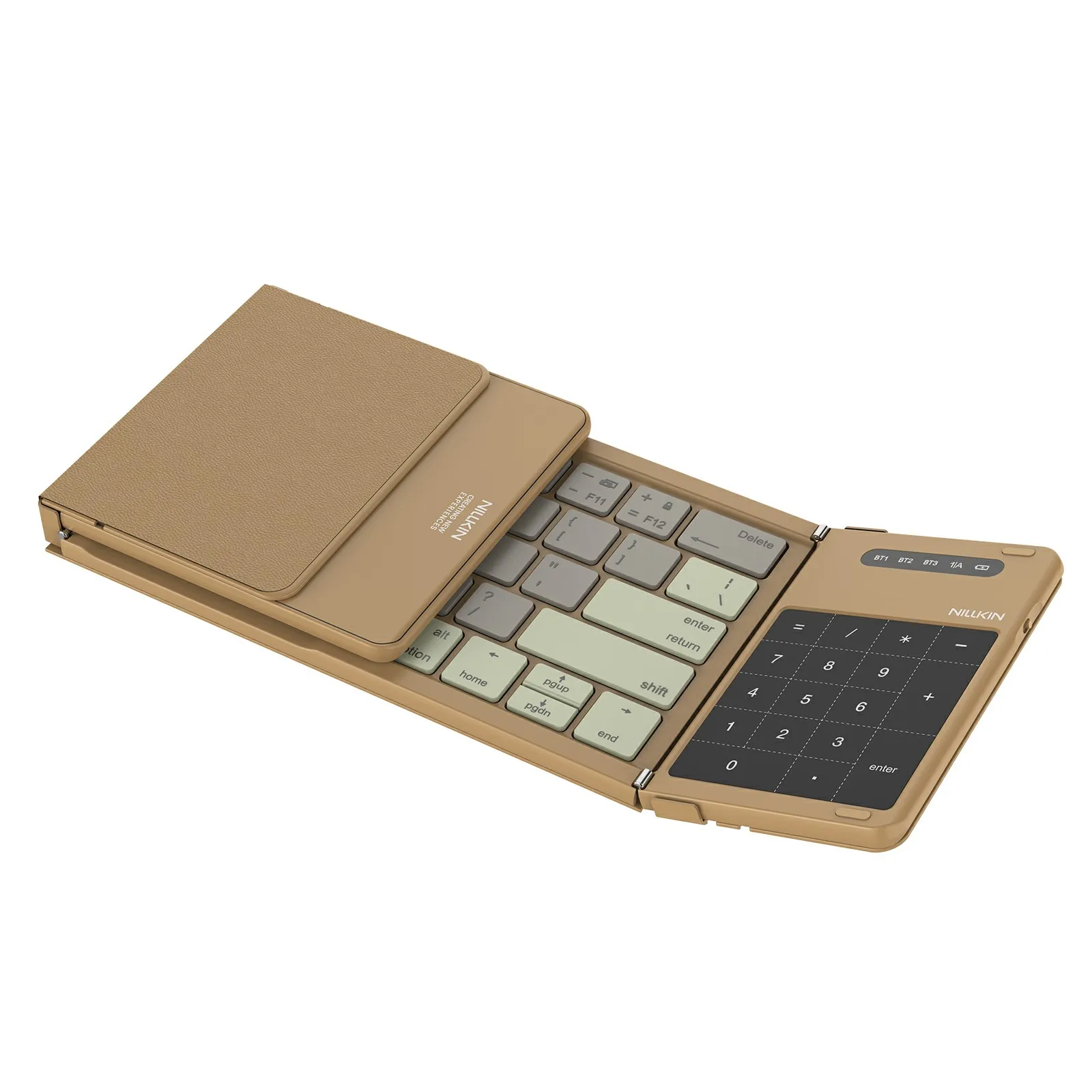 Cube Pocket Keyboard Foldable Bluetooth-Compatible Keyboard with Touchpad for iPad Android Windows