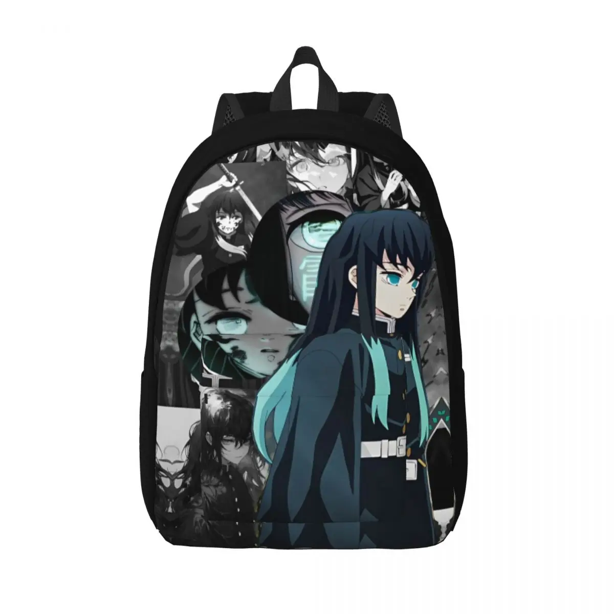 Tokitou Muichirou Anime Demon Slayer Mochila para Crianças, Mochila Escolar, Mochila Pré-Escolar, Bolsa Primária, Presente Estudante, Menino, Menina