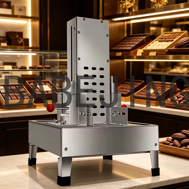 Simple Chocolate Bar Cutting Machine Slice Shaving Machine for Chocolate Chips Ideal for Home Use