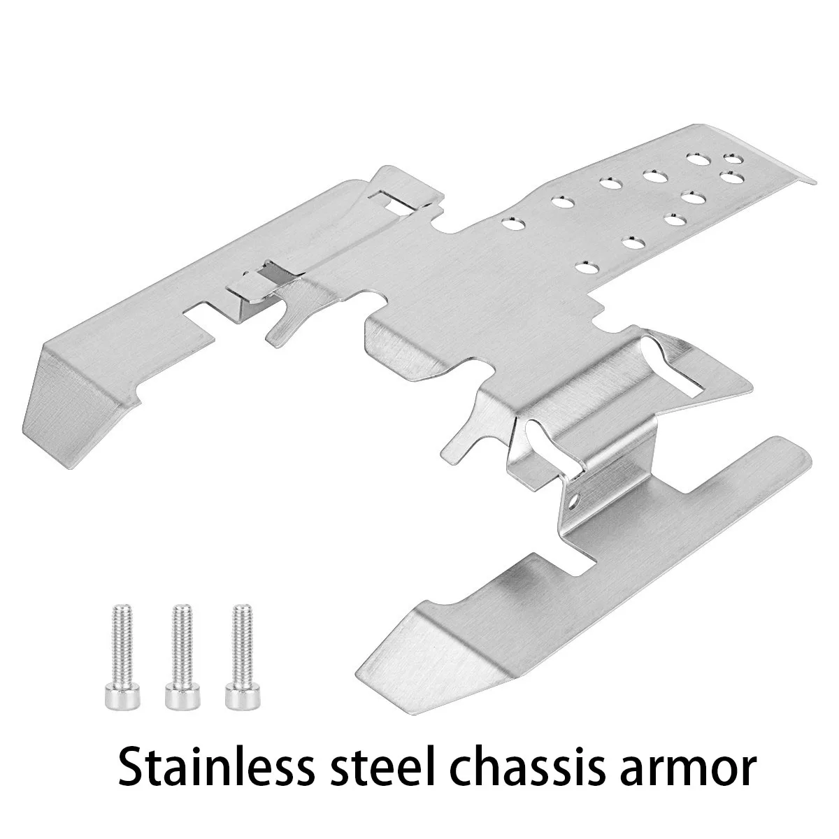 RC1/10 New H10 OPTIC Modified Stainless Steel Chassis Protection Device Fully Upgraded Bridge Egg Armor Kit Thickness 1mm Type