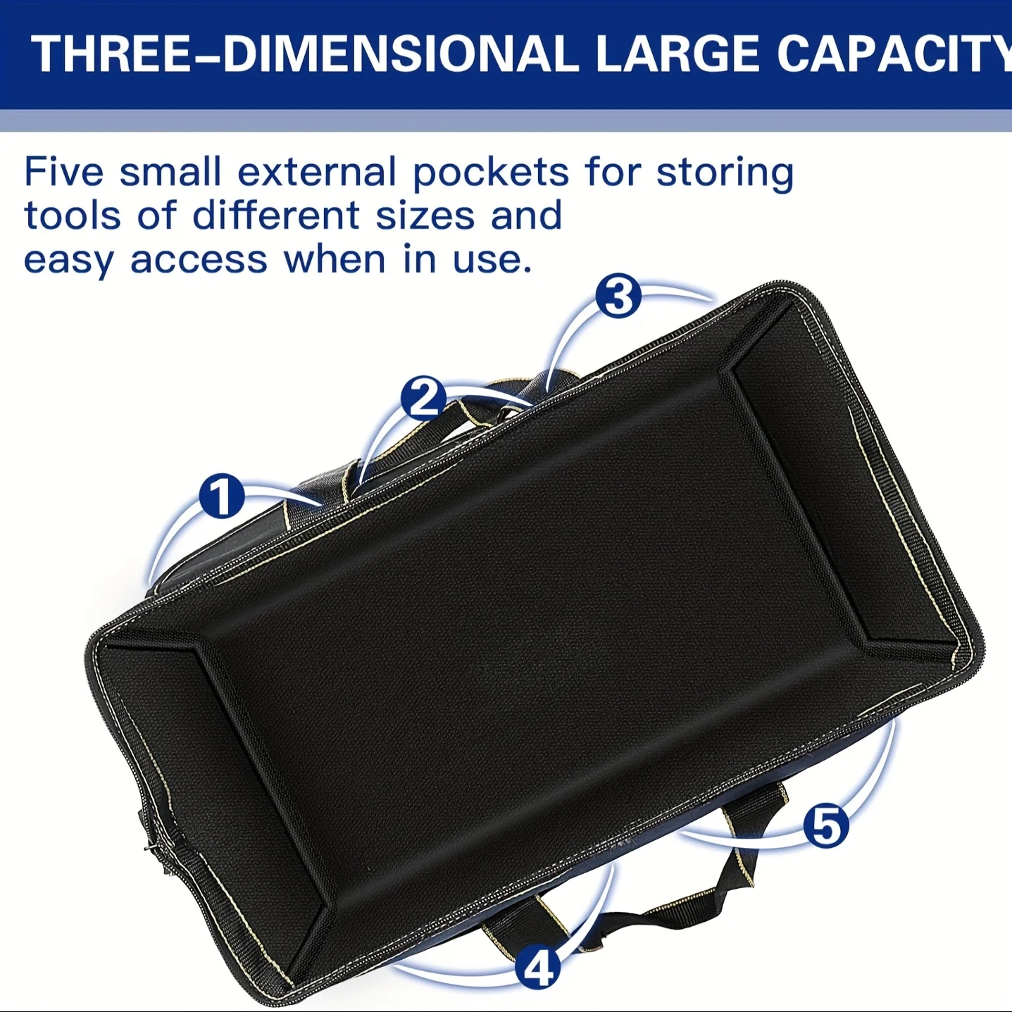 AIRAJ Tool Bag 3 Pieces, 13\