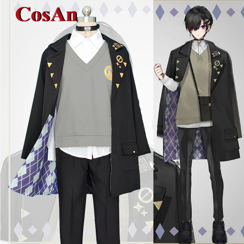 CosAn Anime VTuber Holostars Kanade Izuru Cosplay Costume Daily Wear Autumn And Winter Uniform Party Role Play Clothing