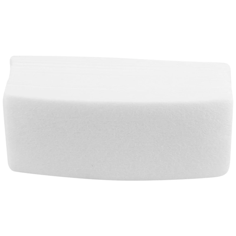 Cera de muñeca para depilación, papel depilatorio de tela no tejida para cara, cuello, brazo, pierna, cuerpo, herramientas de belleza, 100 unids/set