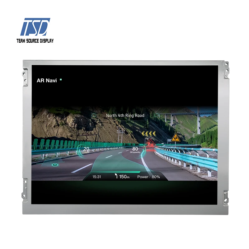 LCD di grado automobilistico TSD da 12,1 pollici 1024x768 Risoluzione 1000 nit Modulo LCD IPS TFT da 12,1" con interfaccia LVDS