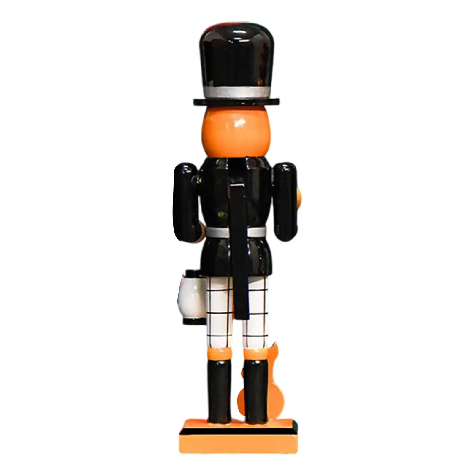 Halloween Nussknacker Nussknacker Soldat Figur für Kaminsims Holz handbemalt Modell Sammlerstück festliche Dekoration für Regal