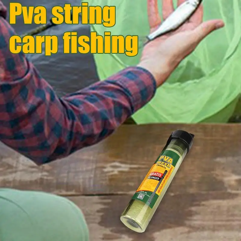 PVA Mesh Bait Bags 7 Meter Fishing Bait Bags Tackle Throwing Tool Fishing Bag Water Dissolving Bag For Solid Bait Carp Bait