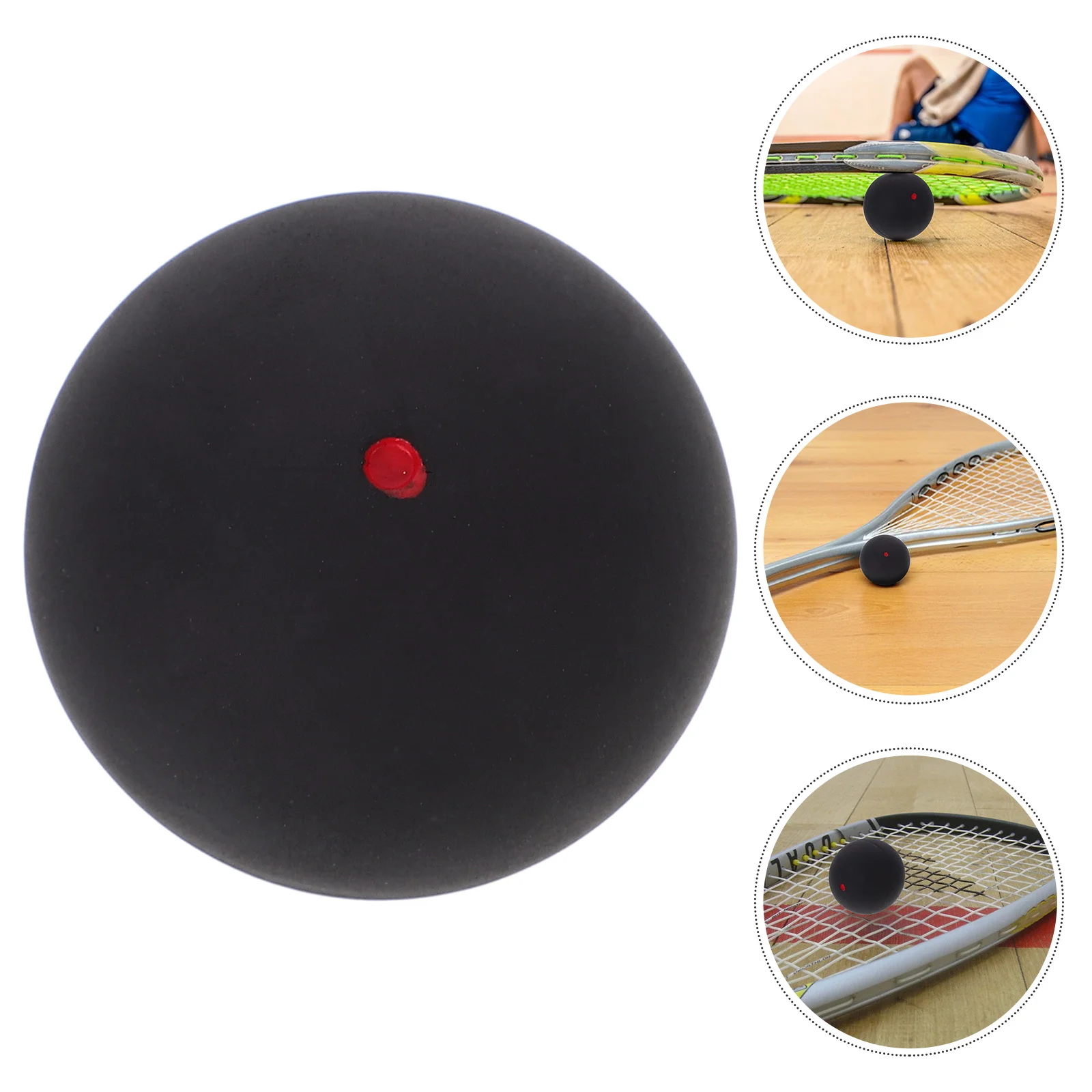 Racket Ball Squash Training Equipment Wall Indoor Balls Rubber Handball Single Dot