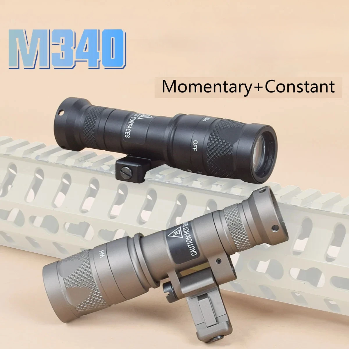 Tactical SF M340 DF M640 M600 lashlight M340V Led Scout Light 20mm Picatinny Rail M LOK Mount Airsoft Hunting Lamp