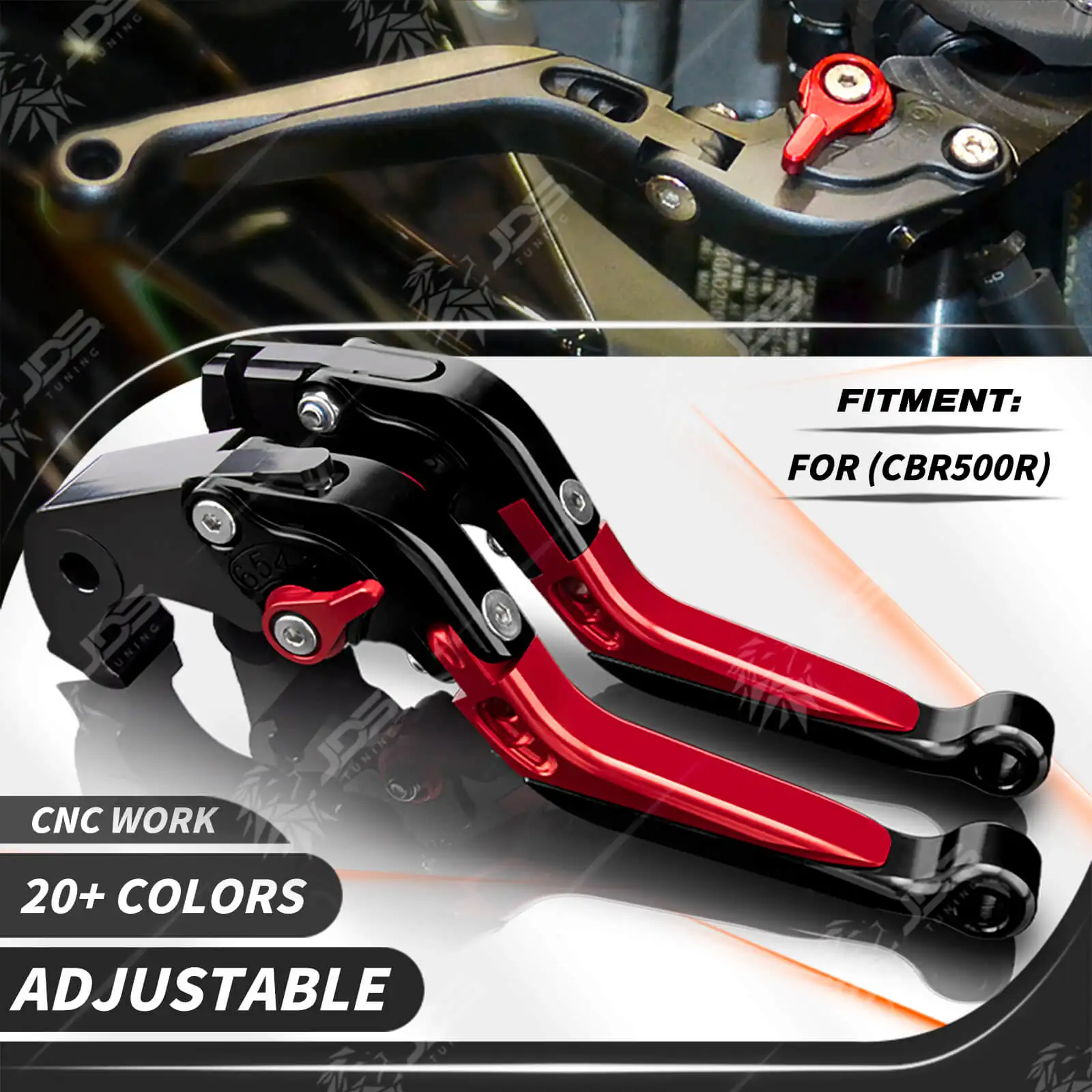 

For Honda CBR500R CBR 500R Clutch Lever Brake Lever Set Adjustable Folding Handle Levers Motorcycle Accessories Parts