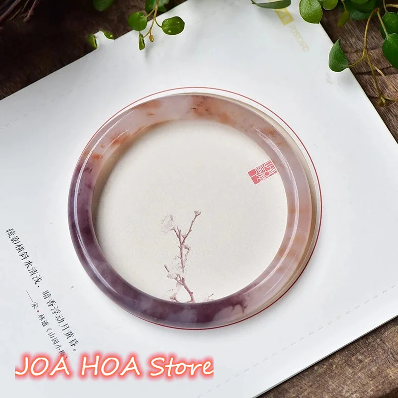 Xinjiang Gebi Pure Natural Golden Silky Jade Bracelet Hand Polished Jewelry Exquisite Bangles Accessories