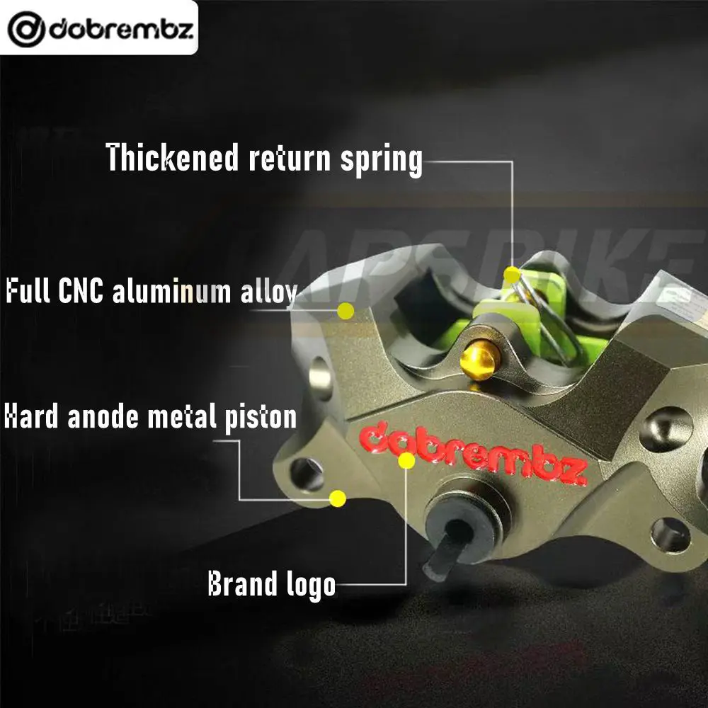 العالمي للدراجات النارية 84 مللي متر CNC الألومنيوم 2 مكبس قرص فرامل الفرجار لهوندا كاواساكي ياماها RSZ JOG NIU سكوتر الترابية دراجة الطرق غير الممهدة #4